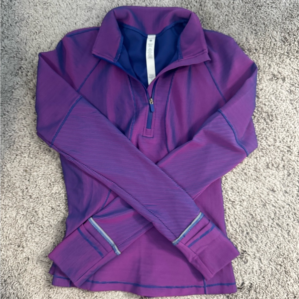 Lululemon Athletica Purple and Blue Sweatshirt